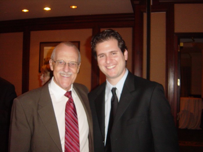 With Dr. Walter Bradley.