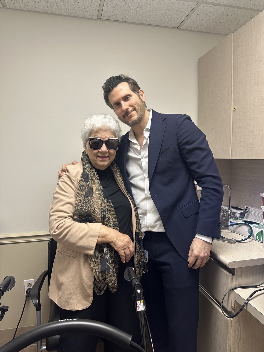 Dr. Resnick with patient