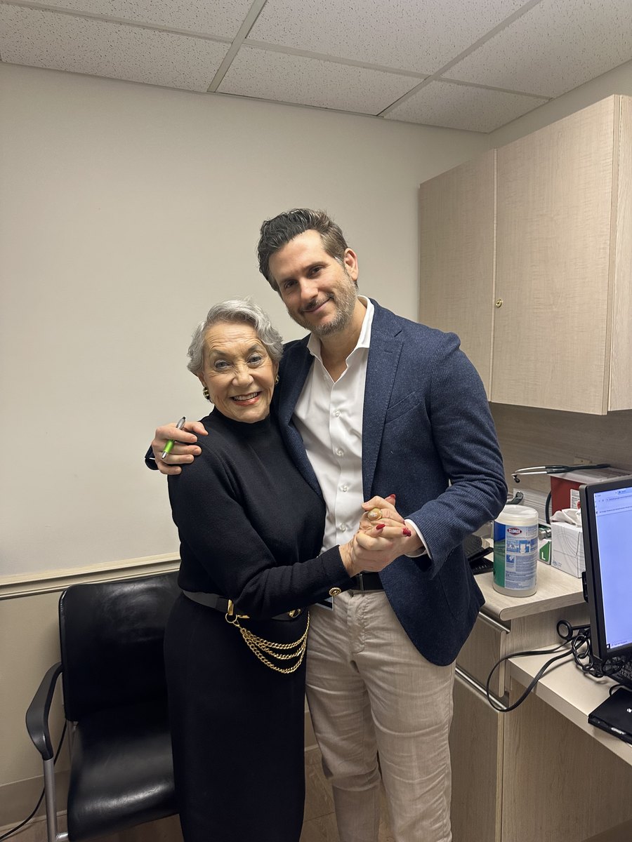 Dr. Resnick with patient