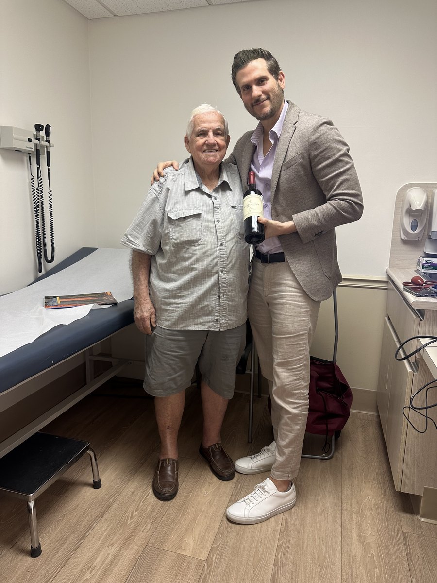 Dr. Resnick with patient