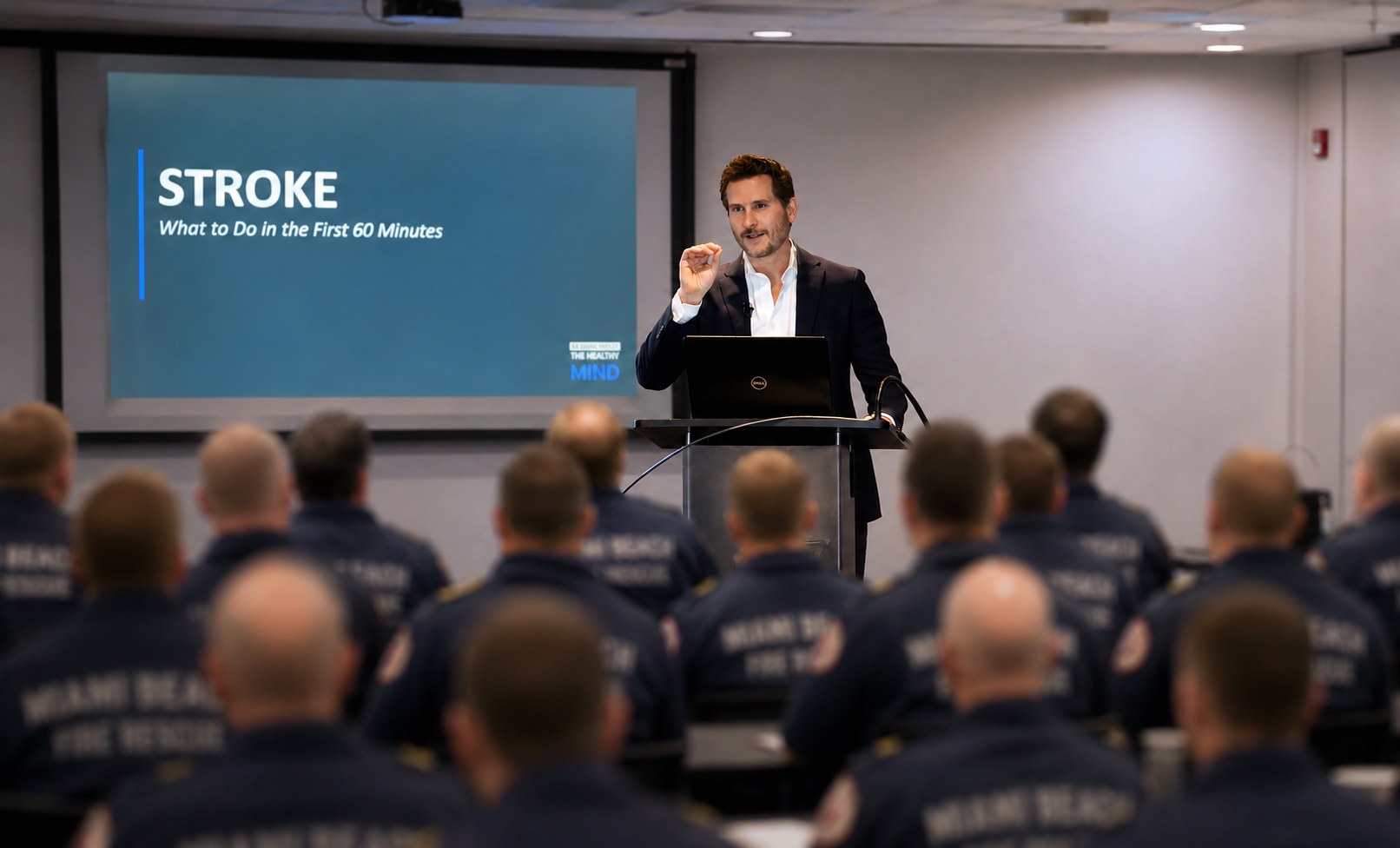 Speaking at Miami Beach Fire Rescue
