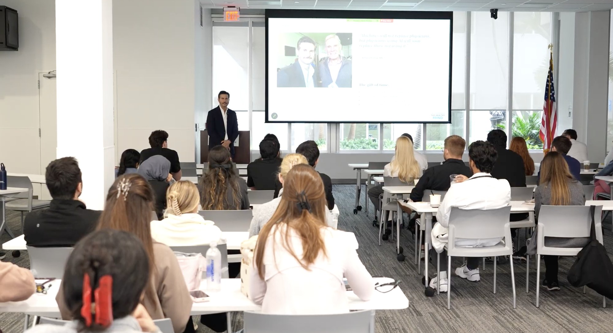 Speaking to medical residents